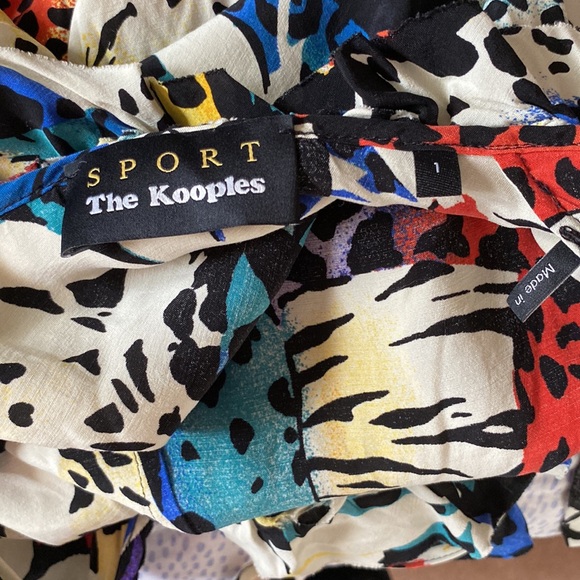 Sport the Kooples vibrant and fun wrap dress - Picture 2 of 2